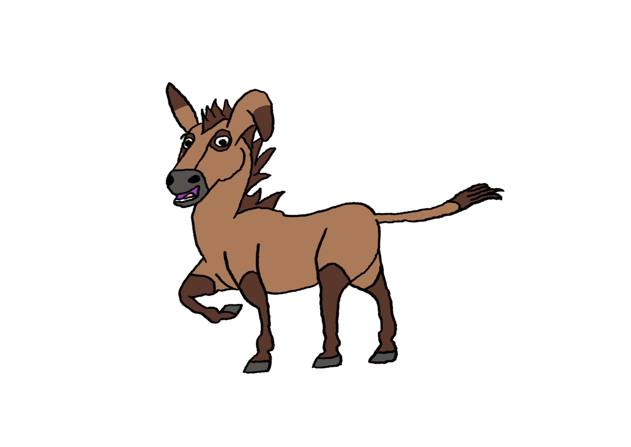 Young Timer the burro